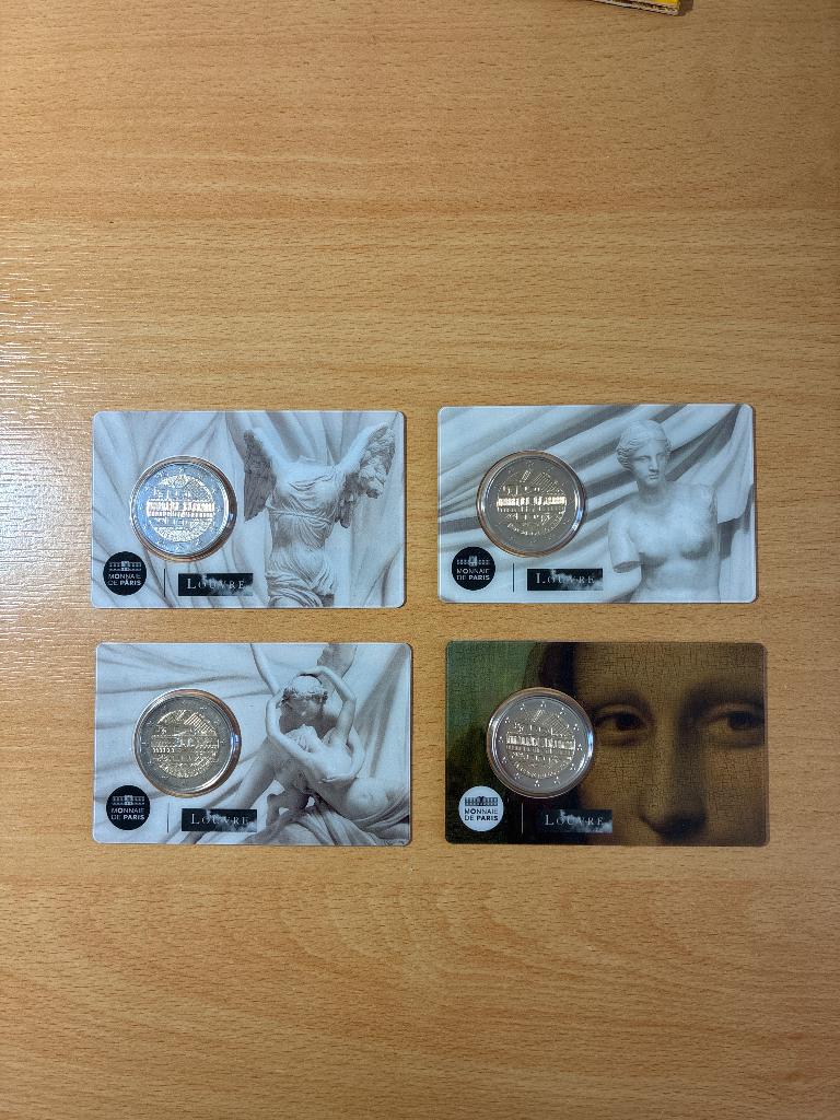 2 € Louvre 2025, Postzegels en Munten, Munten | Europa | Euromunten, Ophalen, Frankrijk, 2 euro, Setje