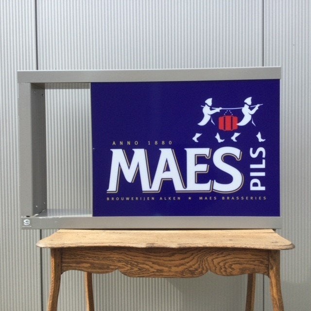 Lichtreclame MAES PILS, Verzamelen, Ophalen, Zo goed als nieuw