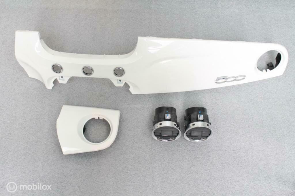 Sierlijst dashboard wit fiat 500 (2007-2015), Auto-onderdelen, Interieur en Bekleding, Fiat, Fiat