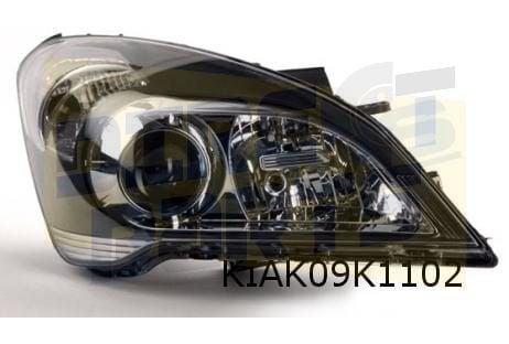 Kia Cee'd koplamp Rechts (halogeen projectie/zwart) Originee, Neuf, Kia, -, -