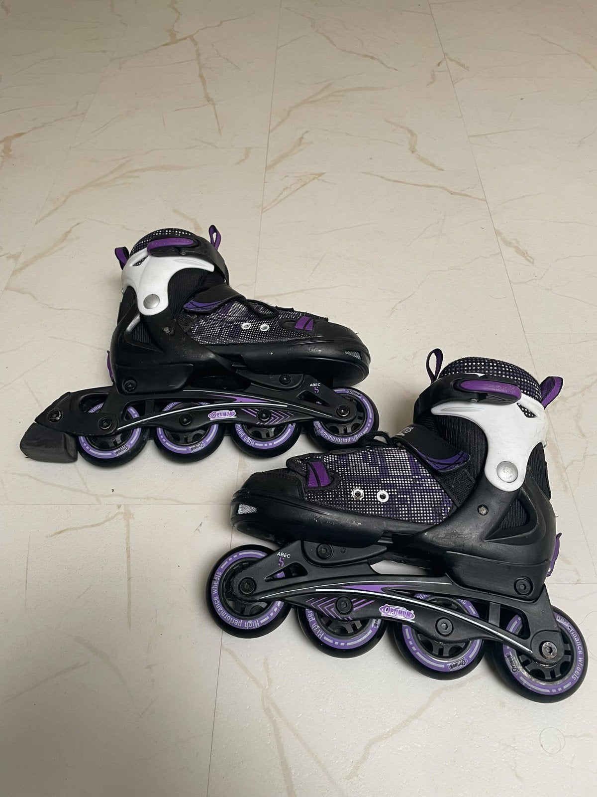 Optimum rolschaatsen, Sport en Fitness, Kinderen, Inline skates 4 wielen, Ophalen, Overige merken