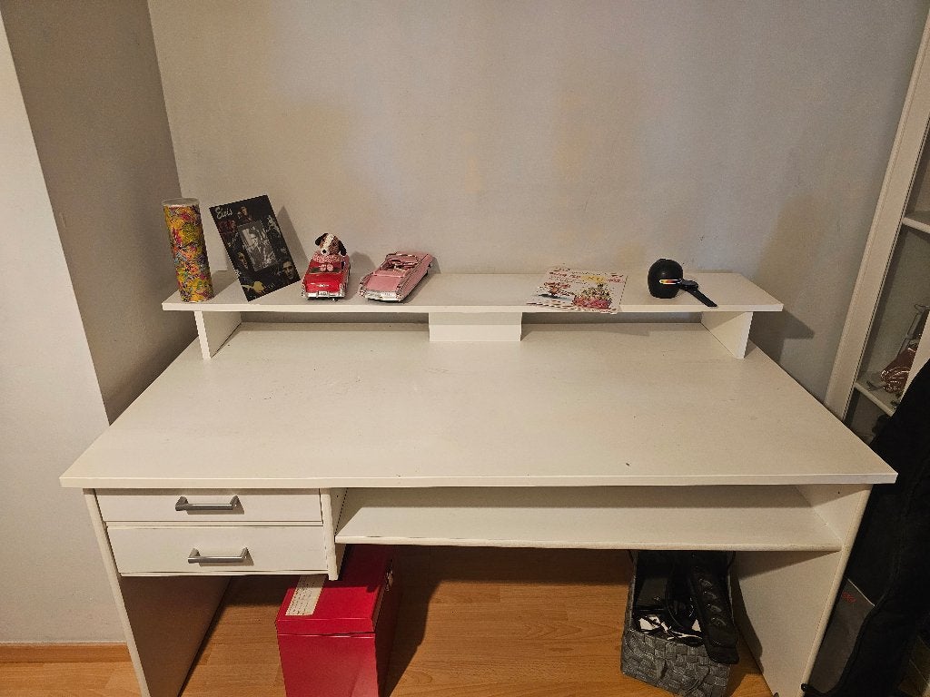Bureau et chaise en simili, Huis en Inrichting, Overige Huis en Inrichting, Ophalen, Gebruikt