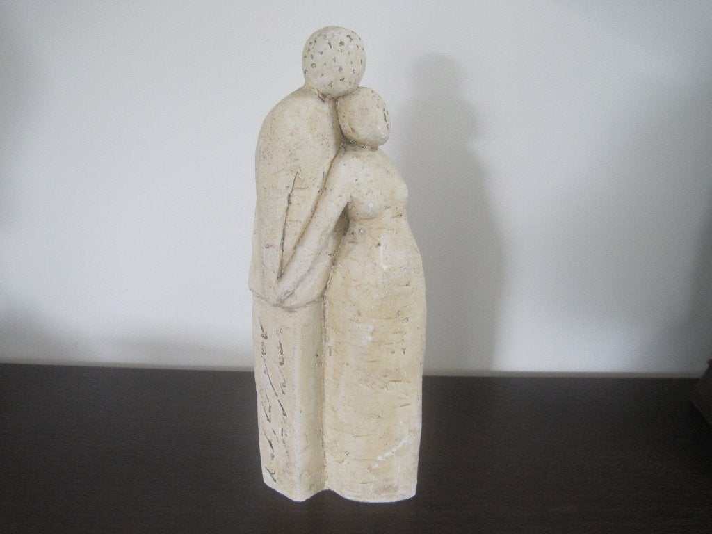 Oeuvre de Wendela Bouwman, statue signée, Enlèvement ou Envoi, Statue