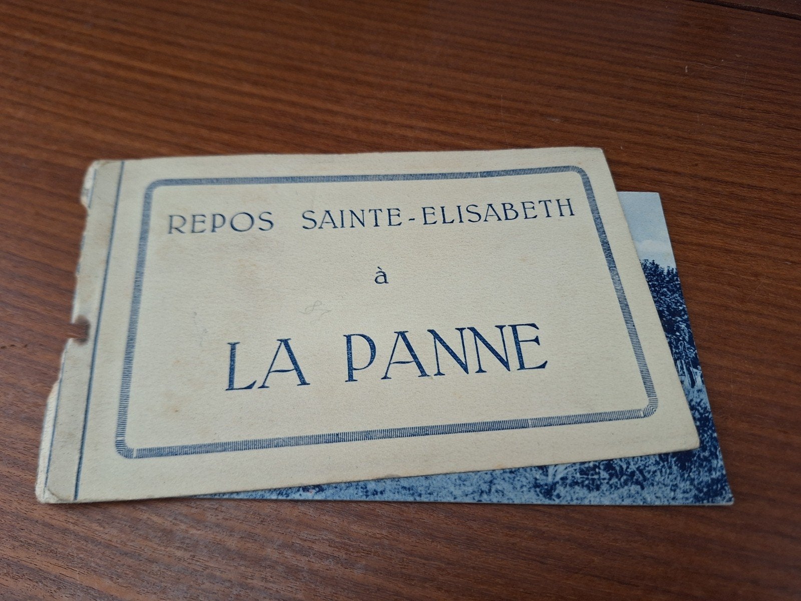 carnet La Panne incomplet 6 cartes repos sainte Elisabeth, Ophalen of Verzenden
