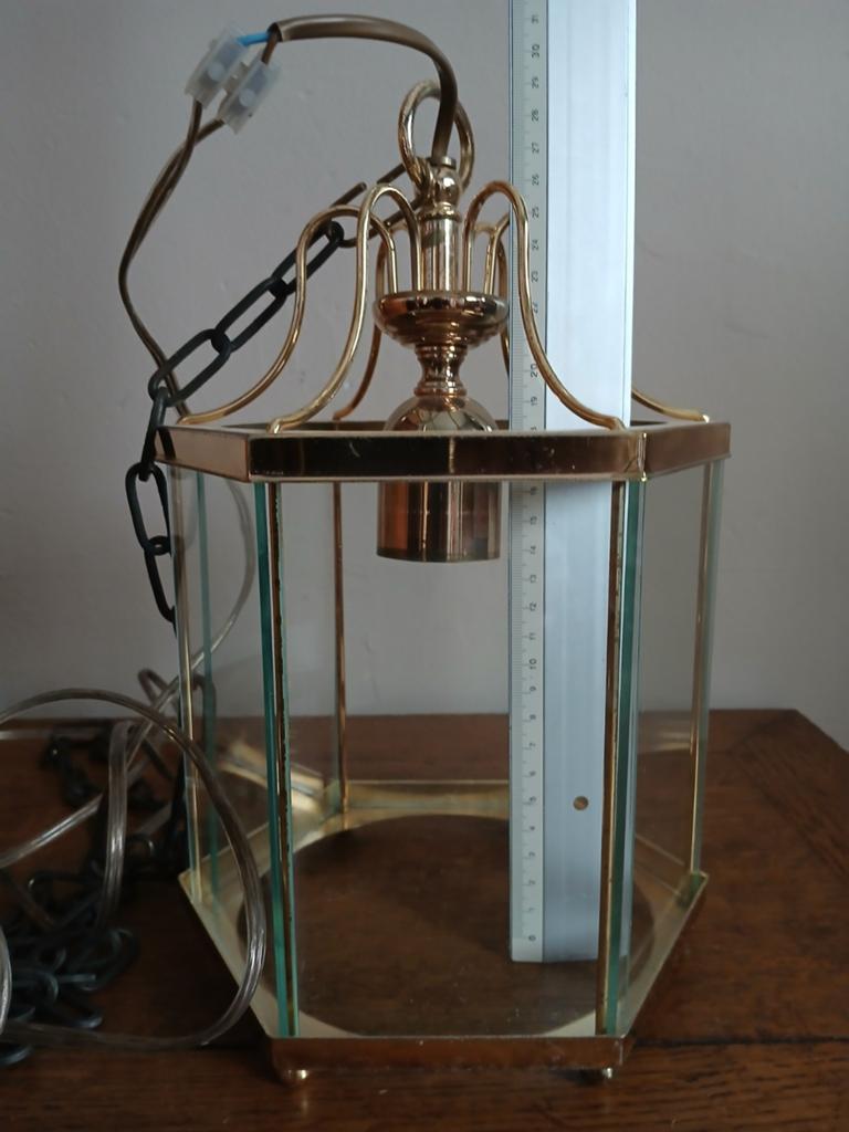 Messing hanglamp, Enlèvement