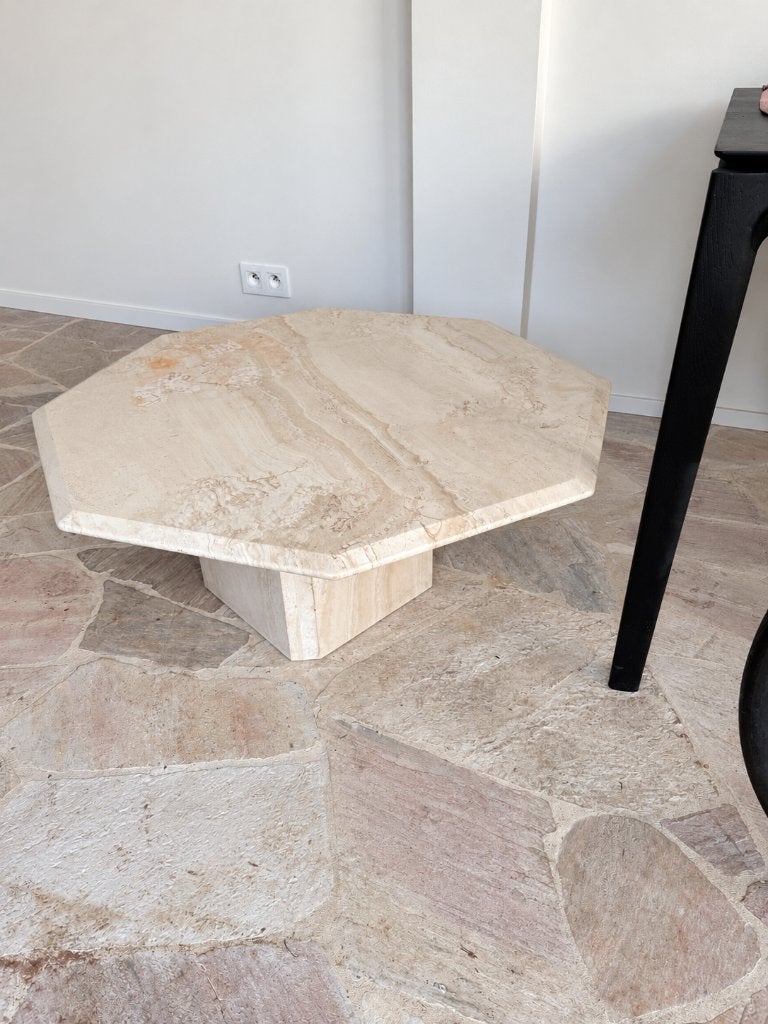 Salontafel travertin, Ophalen, 50 – 75, Gebruikt, 50 tot 100 cm