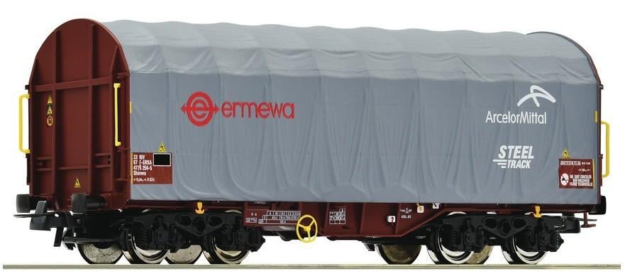 CHERCHE - ROCO 76447 Shimmns  Ermewa Arcelor Mittal, Enlèvement ou Envoi, Wagon, Comme neuf, Roco