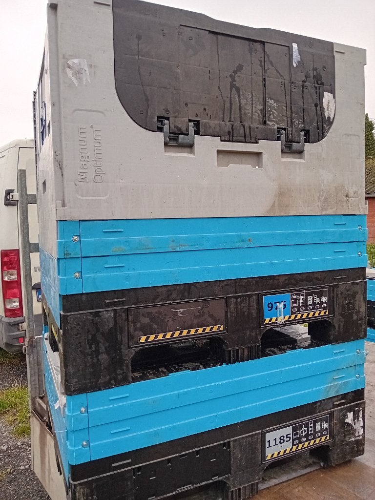 toeklap pvc plastiek kisten bakken 600 l opslag-afval alle d, Ophalen, Zo goed als nieuw