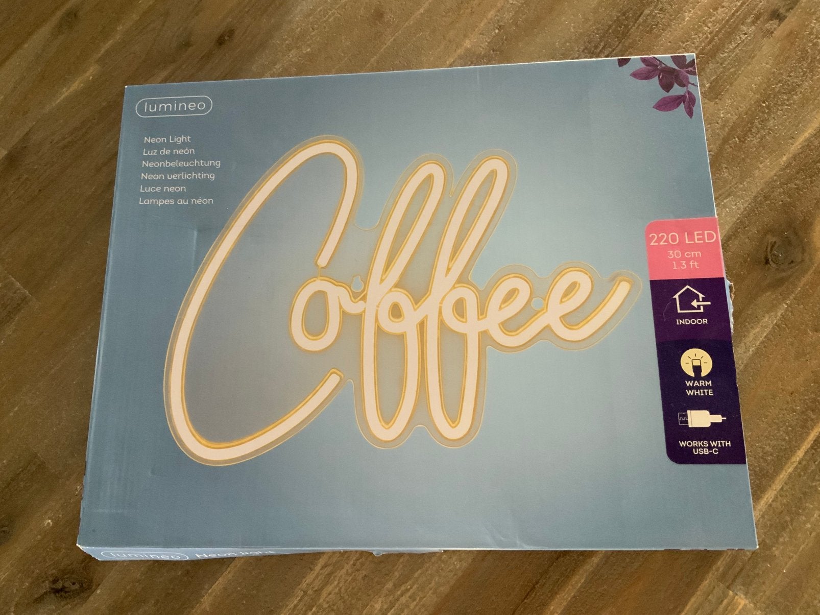 Éclairage au néon Coffee lumineo, Enlèvement