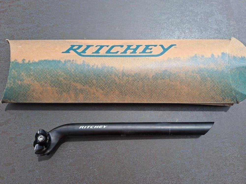 Tige de selle Ritchey carbone, Fietsen en Brommers, Fietsonderdelen, Gebruikt, Zadel, Carbon, Gravelbike, Racefiets, Ophalen of Verzenden