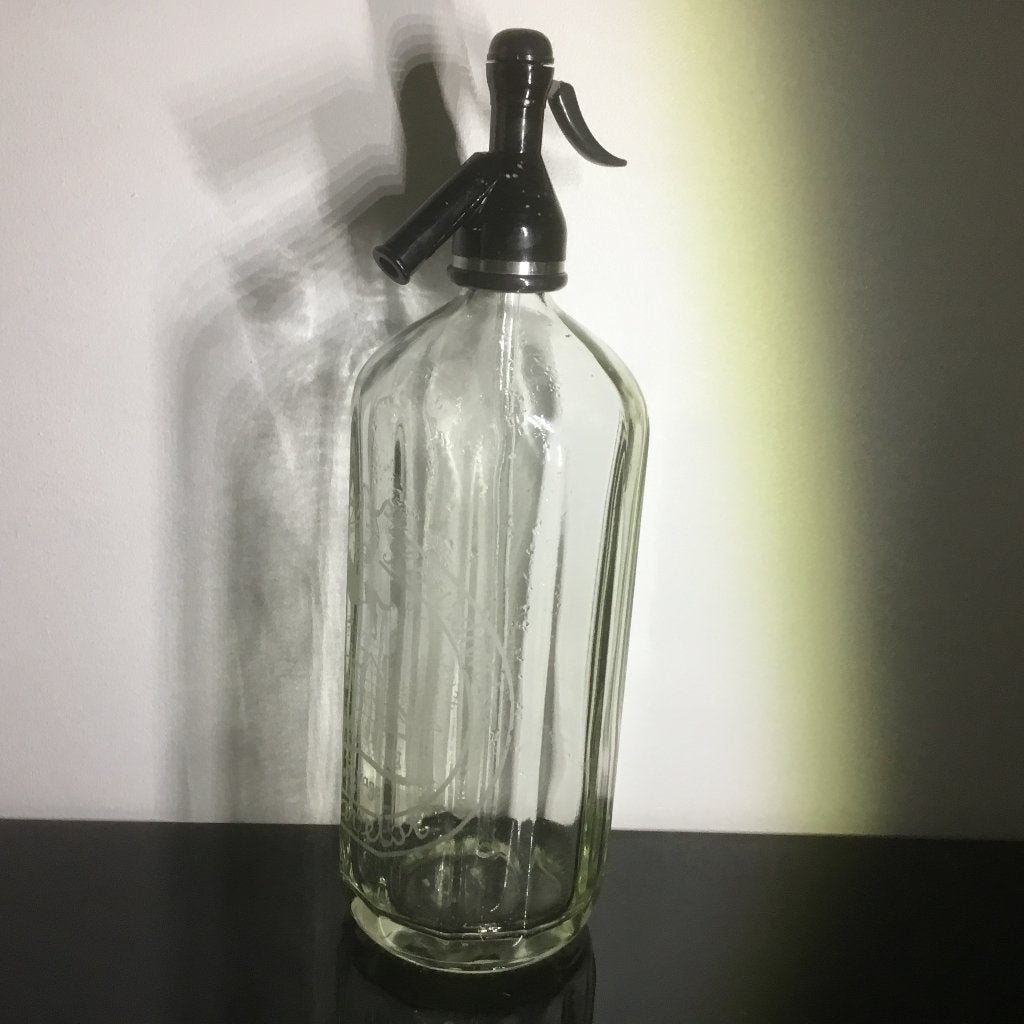Antieke sifon fles, Ophalen of Verzenden