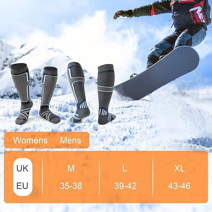 Set van 2 paar merinowol skisokken | GRATIS LEVERING, -, -, Ophalen of Verzenden, Kleding