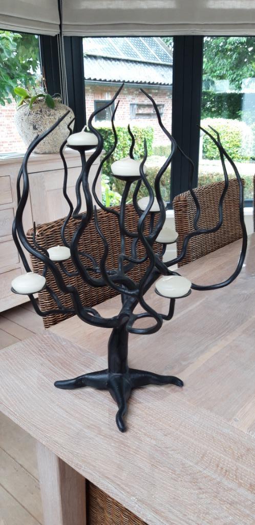 Kandelaar smeedijzer boom, Enlèvement, Chandelier