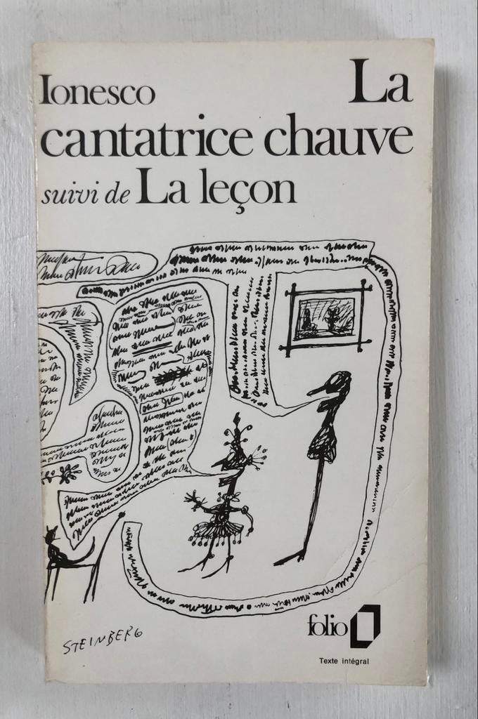 boek La cantatrice chauve La leçon Ionesco Frans, Boeken, Ophalen of Verzenden, Gelezen