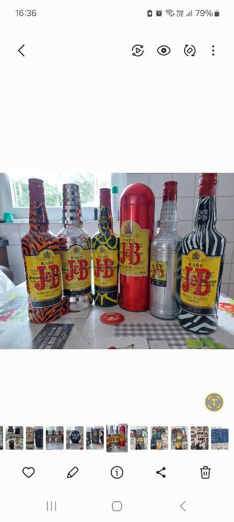 Bouteilles JB decoratives, Ophalen, Zo goed als nieuw, Overige typen