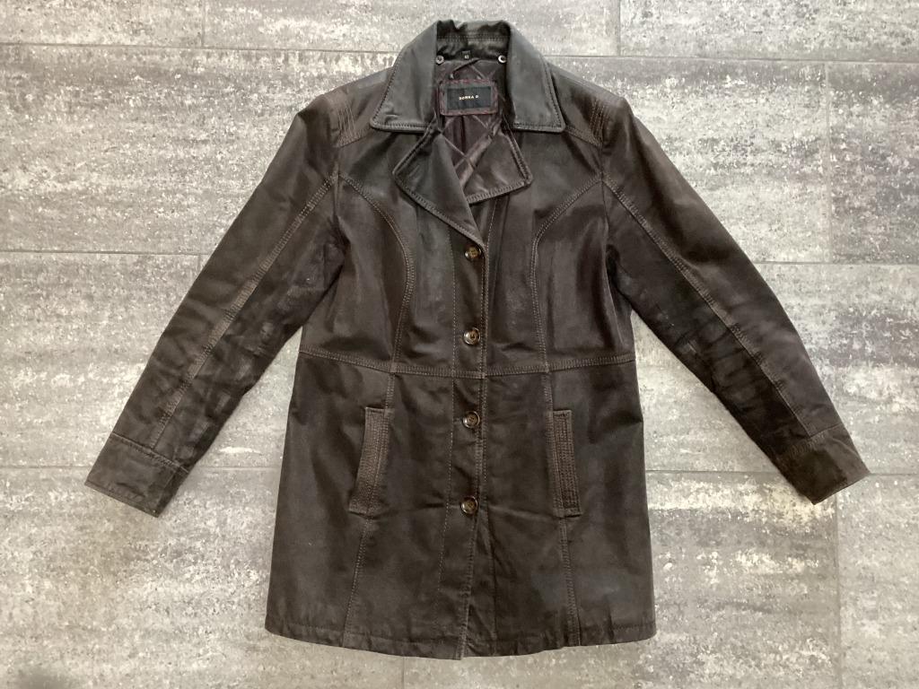 Veste en cuir 42, Taille 42/44 (L), Donna D, Enlèvement ou Envoi, Comme neuf