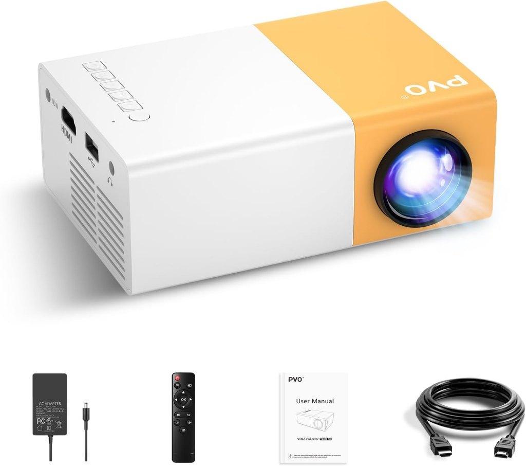 PVO Vidéoprojecteur (YG300Pro), TV, Hi-fi & Vidéo, Projecteurs vidéo, PVO, Enlèvement ou Envoi, LED, Comme neuf