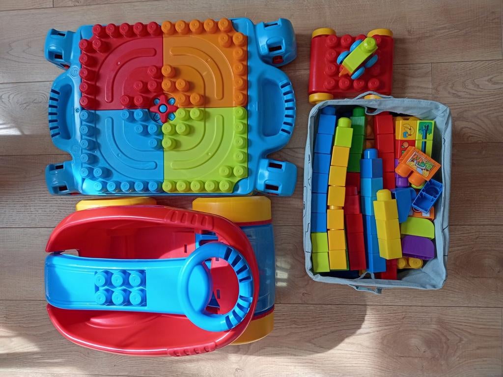 Groot pakket mega bloks., Kinderen en Baby's, Speelgoed | Bouwstenen, Zo goed als nieuw, Megabloks, Ophalen
