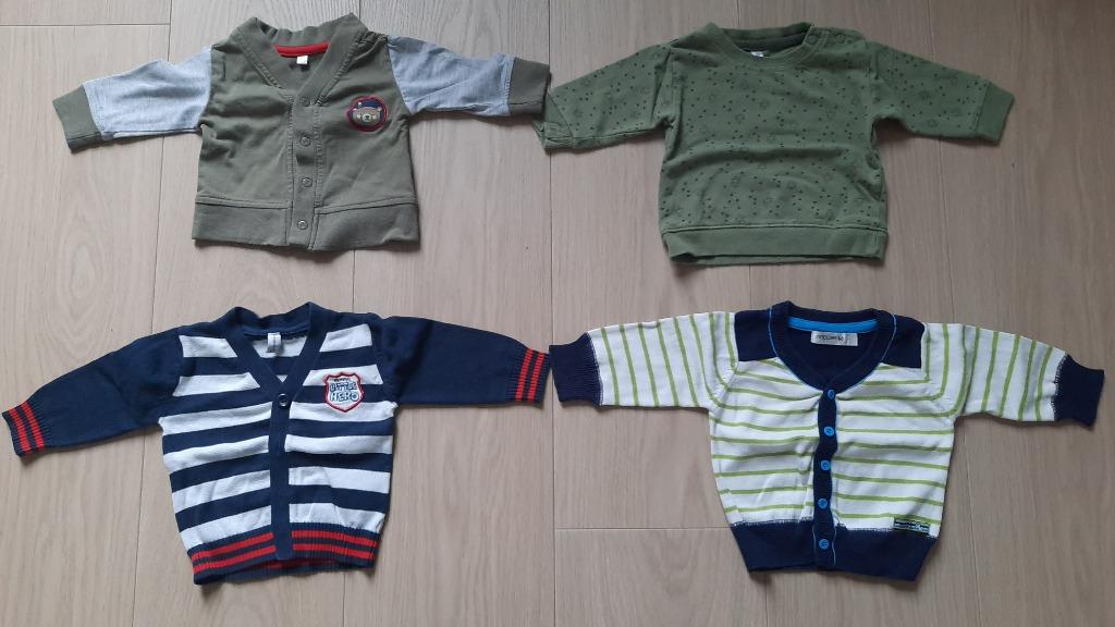 Kledijpakket maatje 62 jongen truitjes en gilets, Ophalen, Gebruikt, Jongetje, Truitje of Vestje