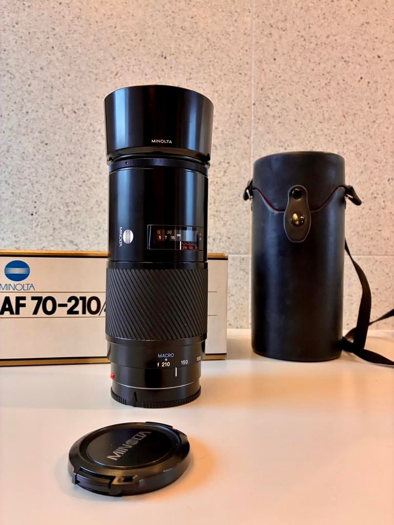 Minolta AF 70-210mm F4 A mount beercan, Ophalen of Verzenden, Zo goed als nieuw