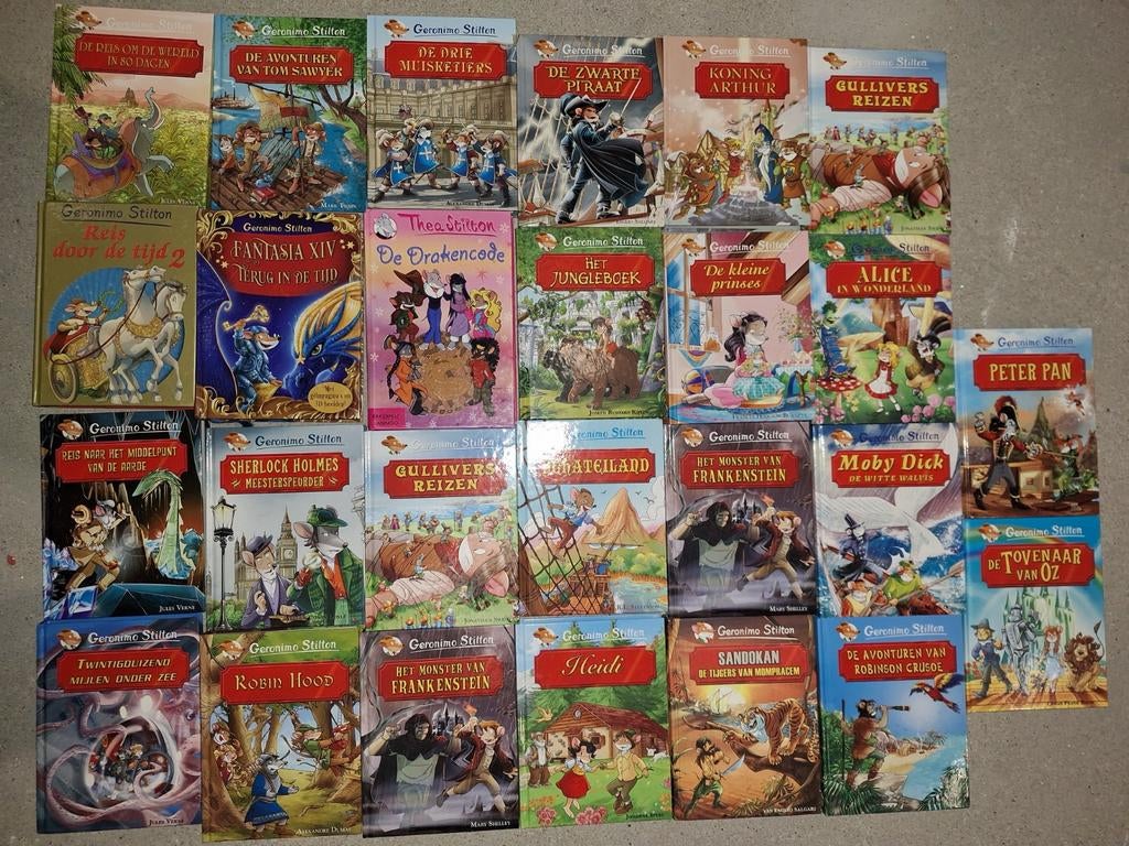 Geronimo Stilton 24 leesboeken €7per stuk, Boeken, Ophalen