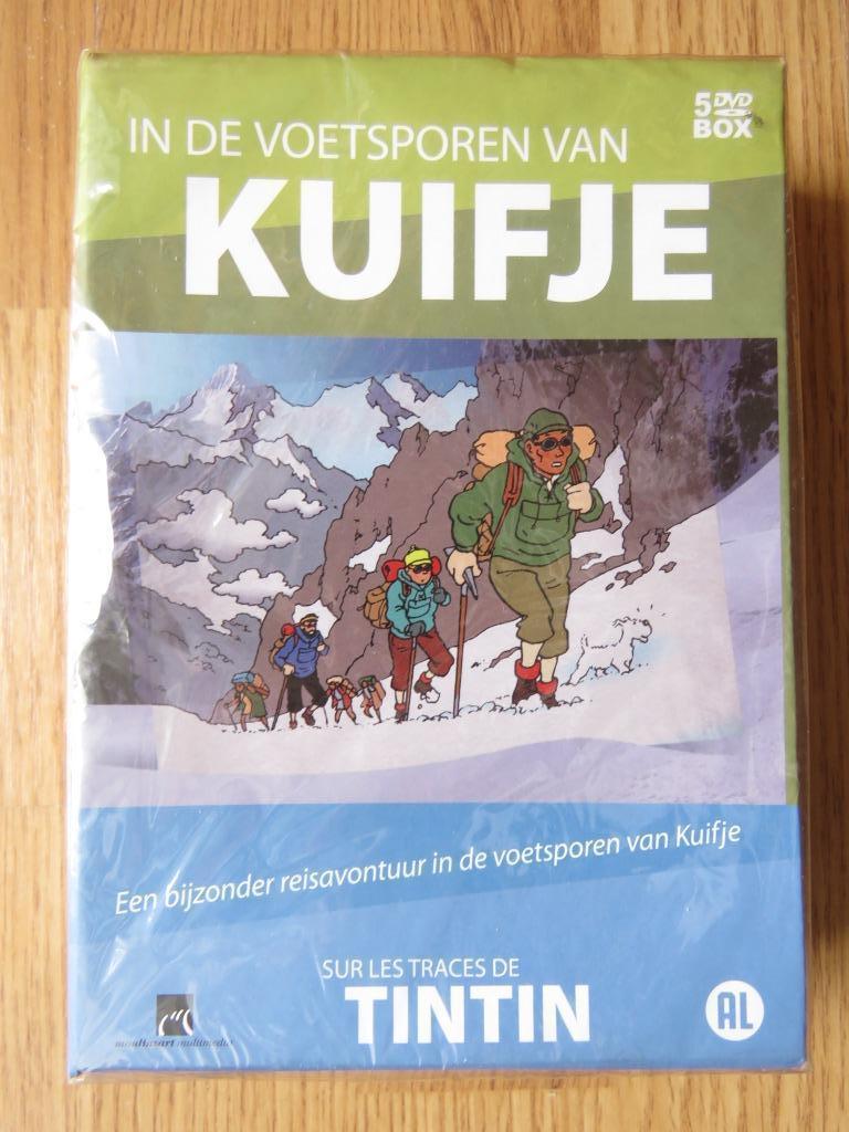 coffret 5 DVD sur les traces de Tintin 260mn FR/ST NL, CD & DVD, Enlèvement ou Envoi, Tous les âges, Coffret, Autres genres