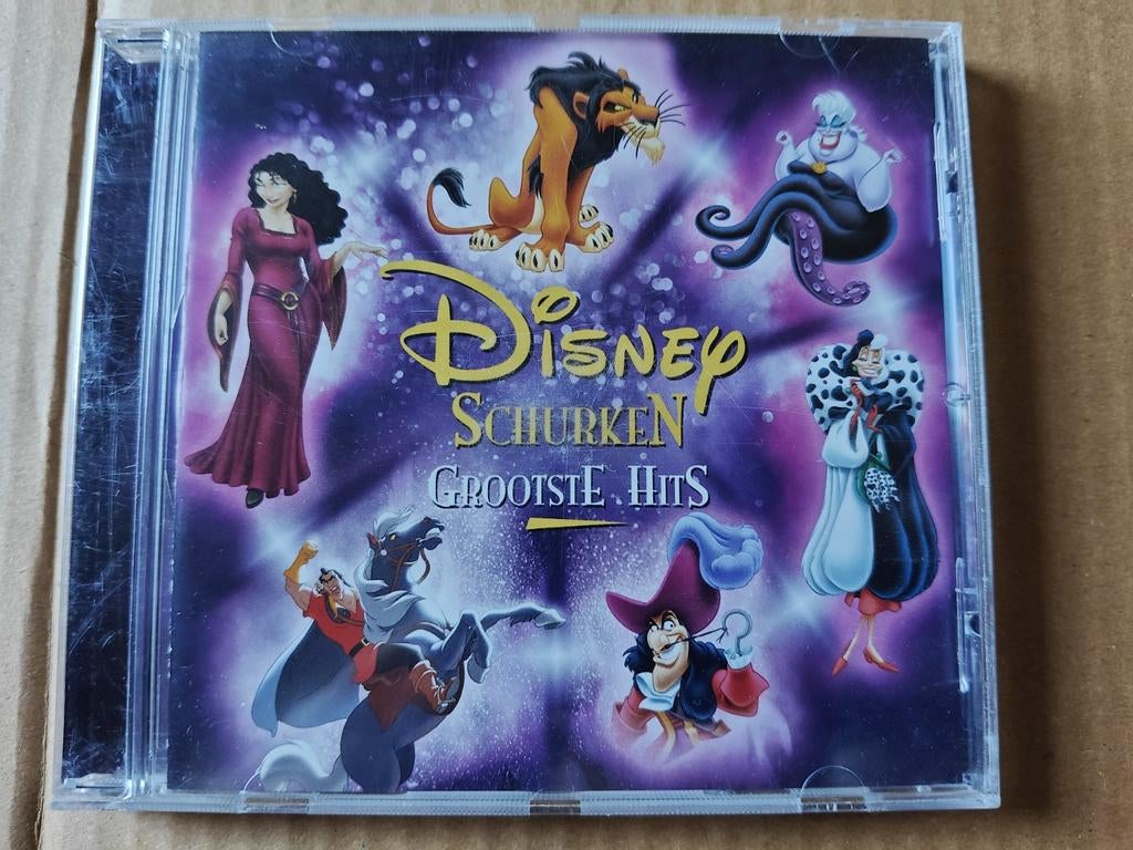 Disney Schurken Grootste Hits, Cd's en Dvd's, Cd's | Nederlandstalig, Gebruikt, Rock, Verzenden