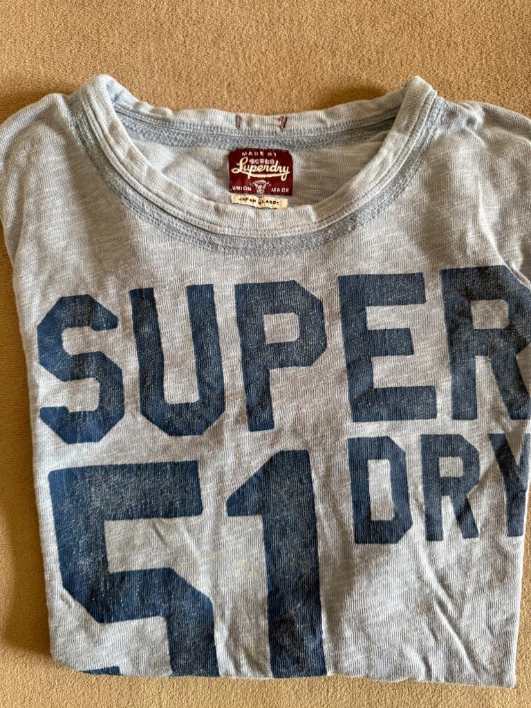 Nouveau t-shirt SuperDry bleu clair avec imprimé, Neuf, Enlèvement ou Envoi, SuperDry, Taille 56/58 (XL)