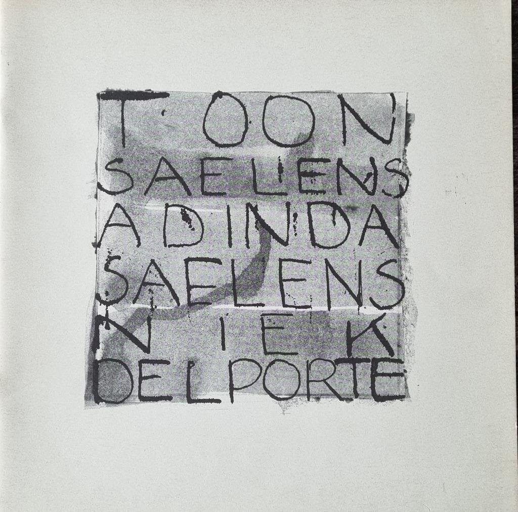 Toon Saelens - Adinda Saelens - Niek Delporte - 1991, Boeken, Kunst en Cultuur | Beeldend, Gelezen, Schilder- en Tekenkunst, Ophalen of Verzenden