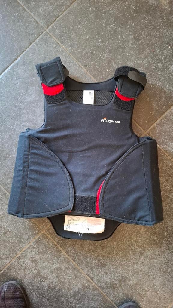 Fouganza bodyprotector (14 tot 16 jaar), Dieren en Toebehoren, Paarden en Pony's | Beschermers, Ophalen, Gebruikt, Rijden
