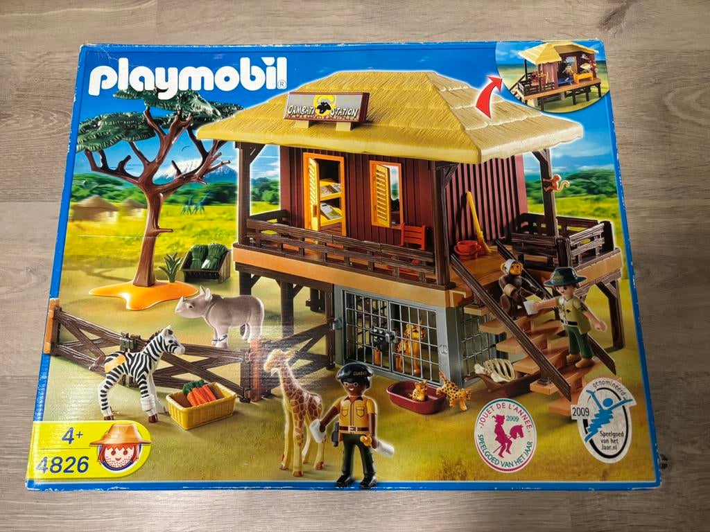 Playmobil 4826 Safari verzorgingspost, Kinderen en Baby's, Ophalen, Gebruikt