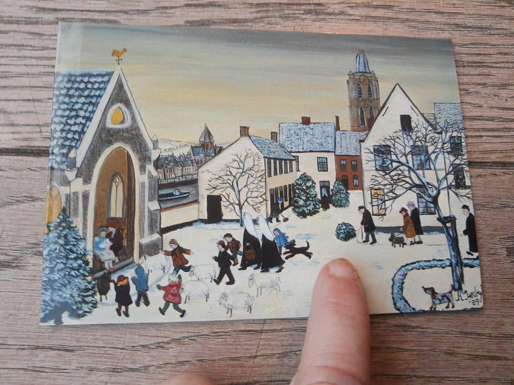 Pk Oudenaarde Walburga 'Kerstmis in Oudenaards begijnhof', Computers en Software, Ophalen of Verzenden, Zo goed als nieuw