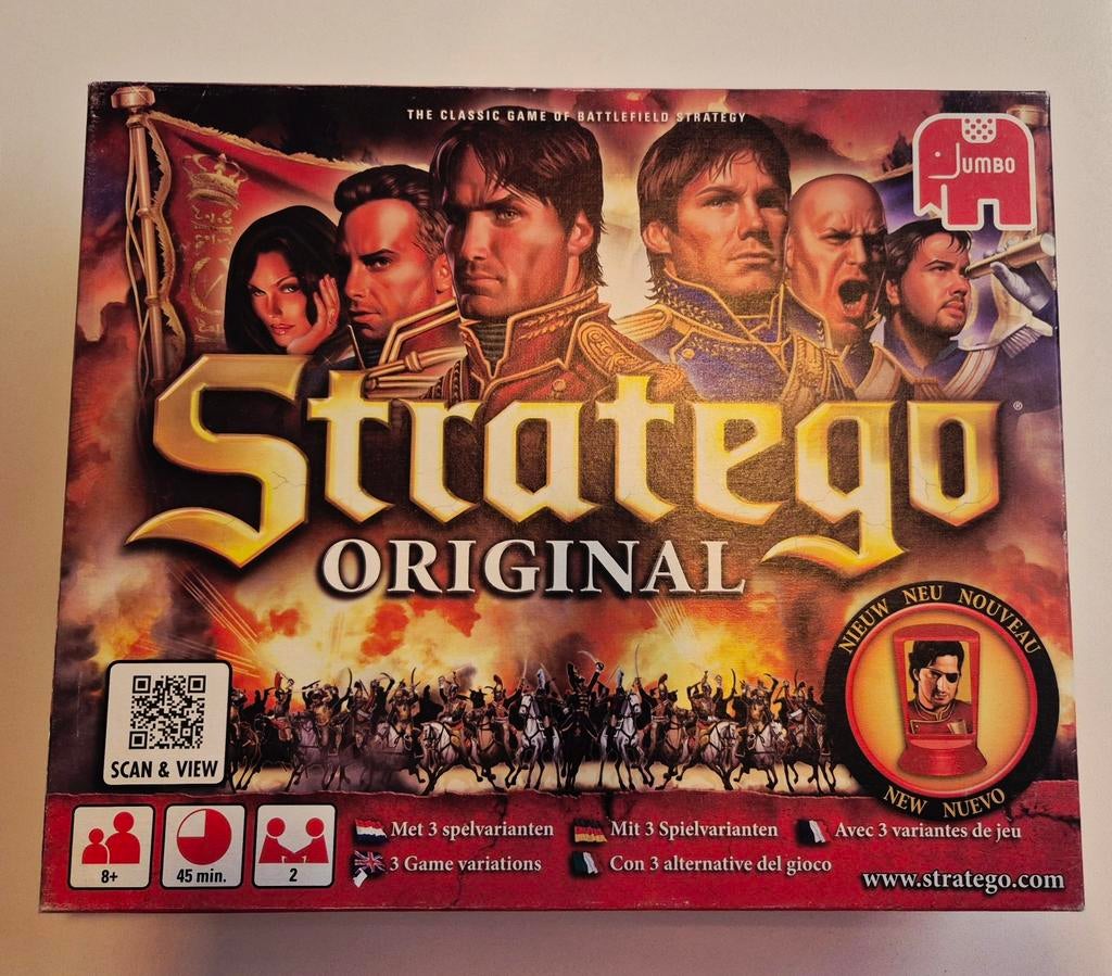 Stratego Original in zeer goede staat, Hobby en Vrije tijd, Een of twee spelers, Ophalen of Verzenden, Zo goed als nieuw, Jumbo