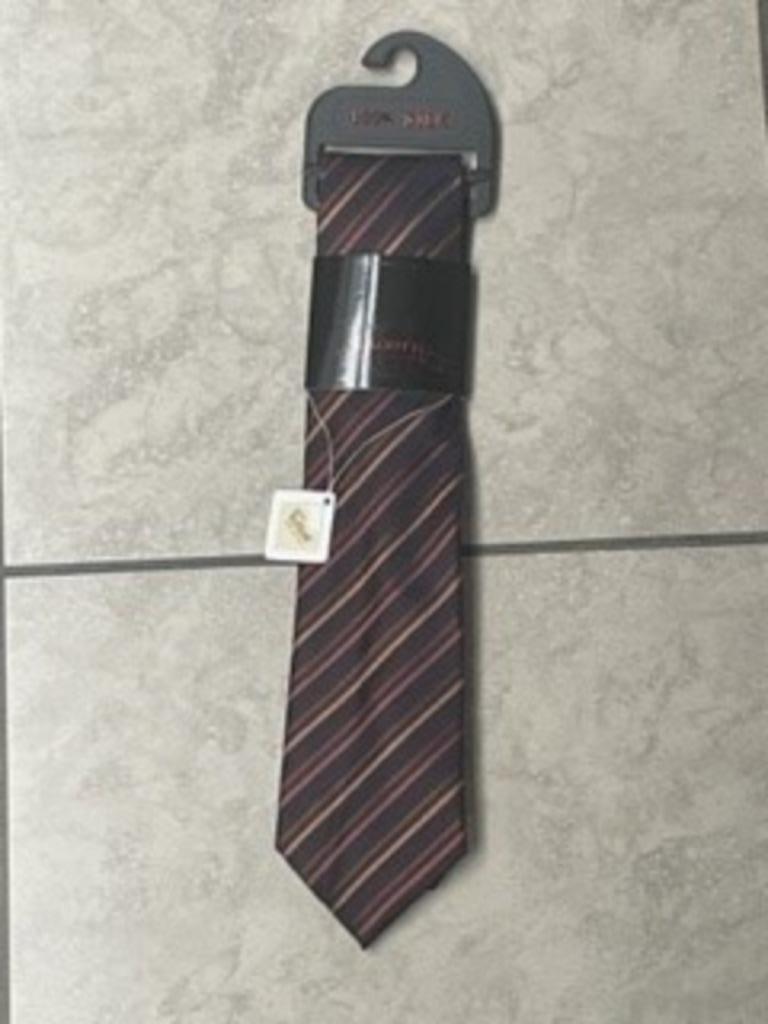 Cravate festive, en soie, pour homme (ge/ro/br/bl) -plastron, Enlèvement, Neuf, Autres couleurs, À motif