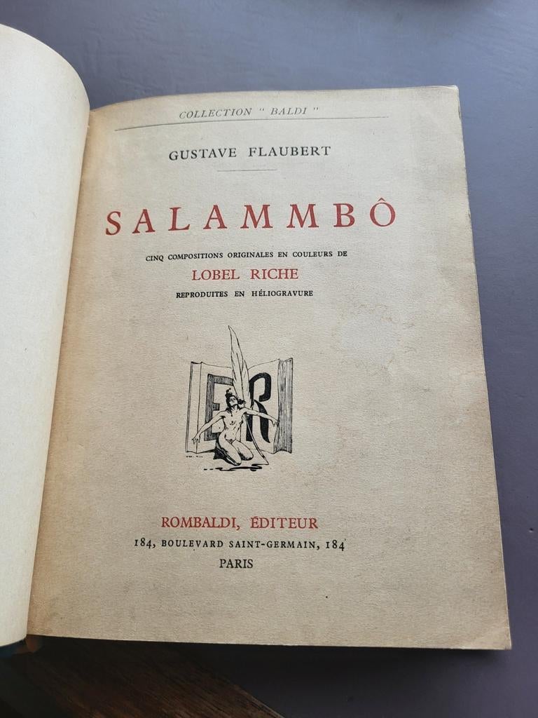 Salammbô Flaubert Lobel Riche, Ophalen of Verzenden