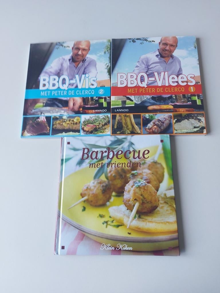 Kookboekjes voor Barbecue 3 stuks, Ophalen of Verzenden, Zo goed als nieuw, Peter De Clercq