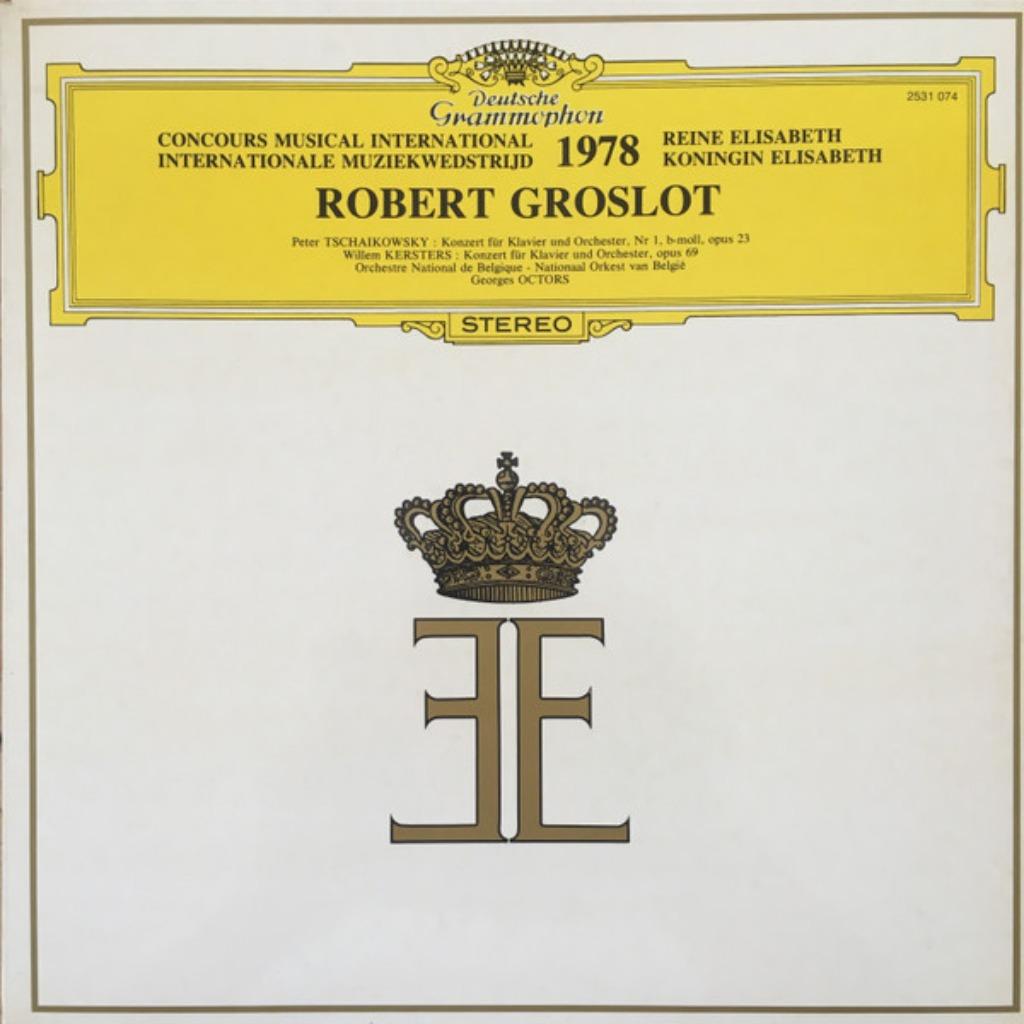 Koningin Elisabethwedstrijd, Robert Groslot, piano 1978, Cd's en Dvd's, Ophalen, Overige typen, Zo goed als nieuw, Romantiek