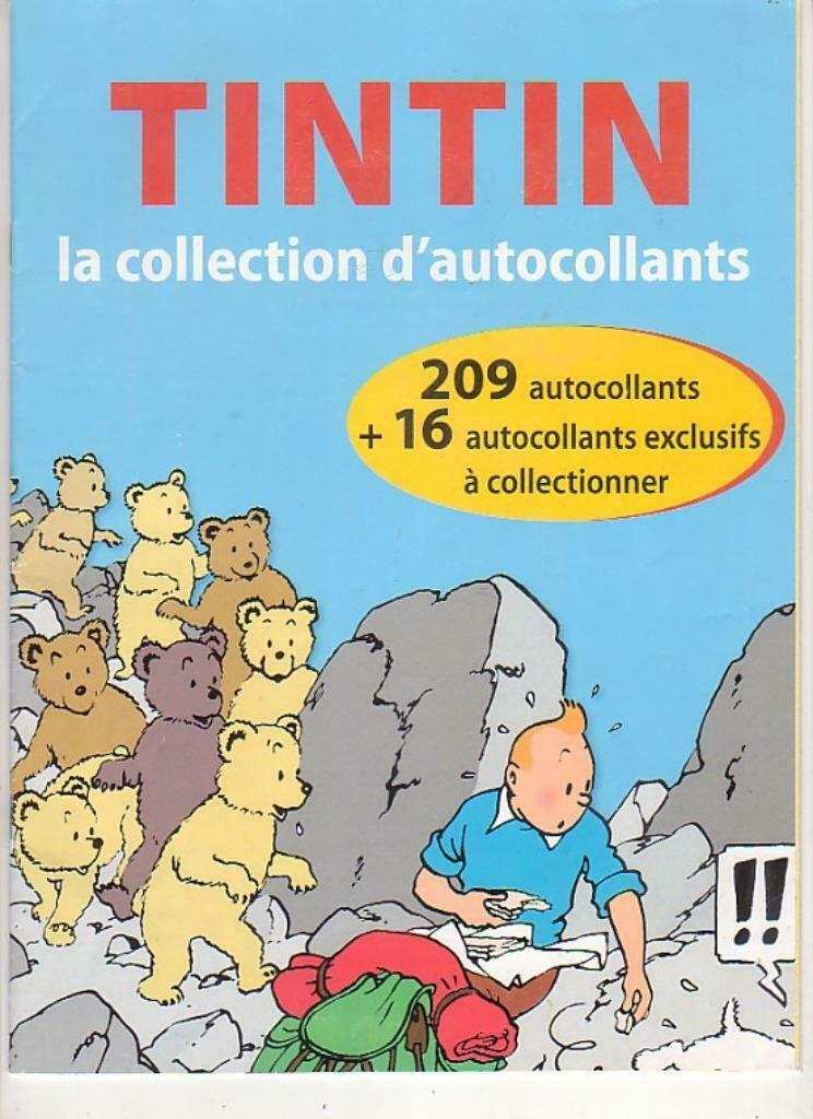 Tintin / Autocollants / Album vide / Hergé - Moulinsart 2013, Collections, Envoi, Autres personnages, Comme neuf, Image, Affiche ou Autocollant