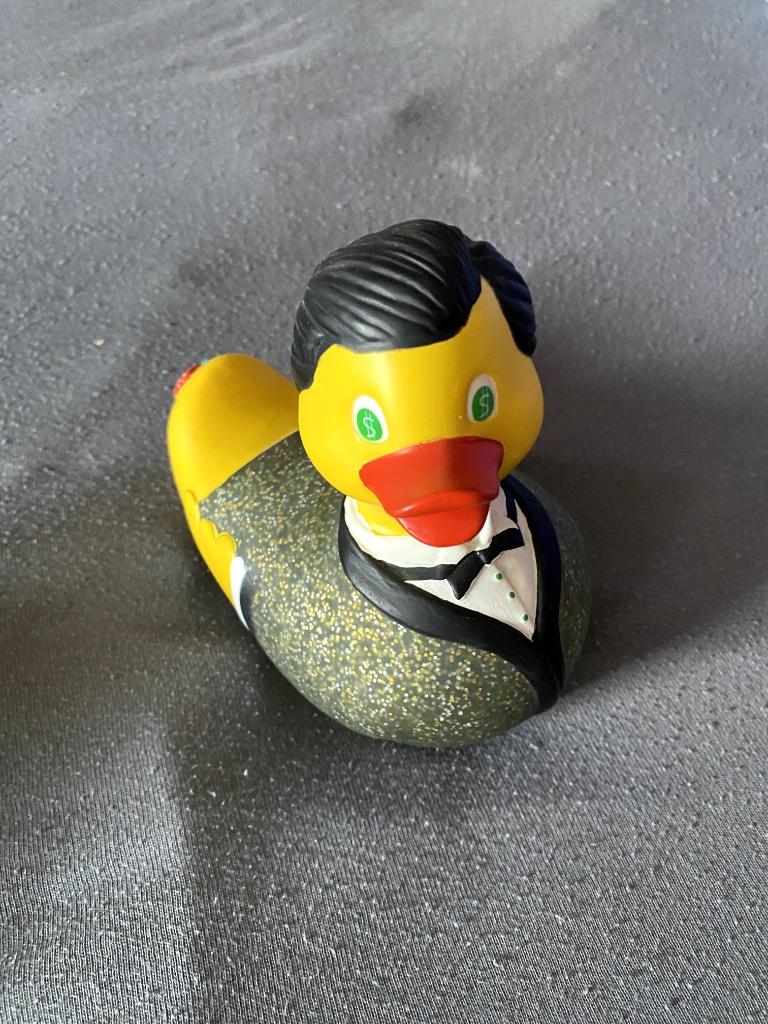 Design eend Rubba Duck 'Bankier', Ophalen of Verzenden, Zo goed als nieuw