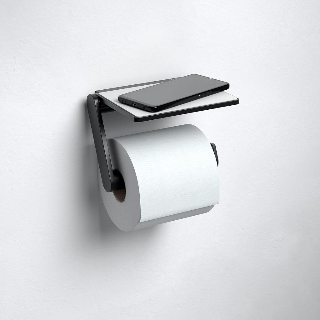 KEUCO Toiletpapierhouder - Plan - Zwart - NIEUW/Ongeopend, Ophalen, Nieuw, Zwart, Overige typen