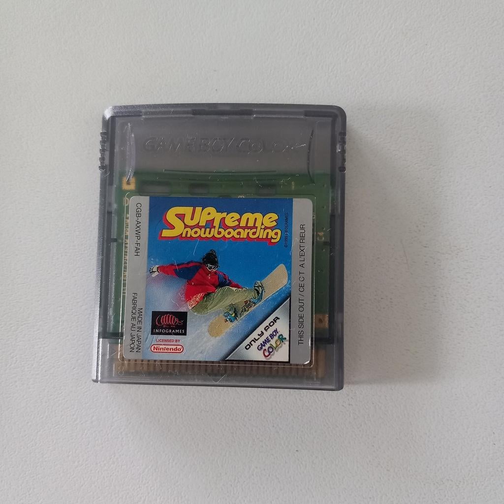 Supreme Snowboarding Nintendo Gameboy Color, Consoles de jeu & Jeux vidéo, Enlèvement ou Envoi, Comme neuf