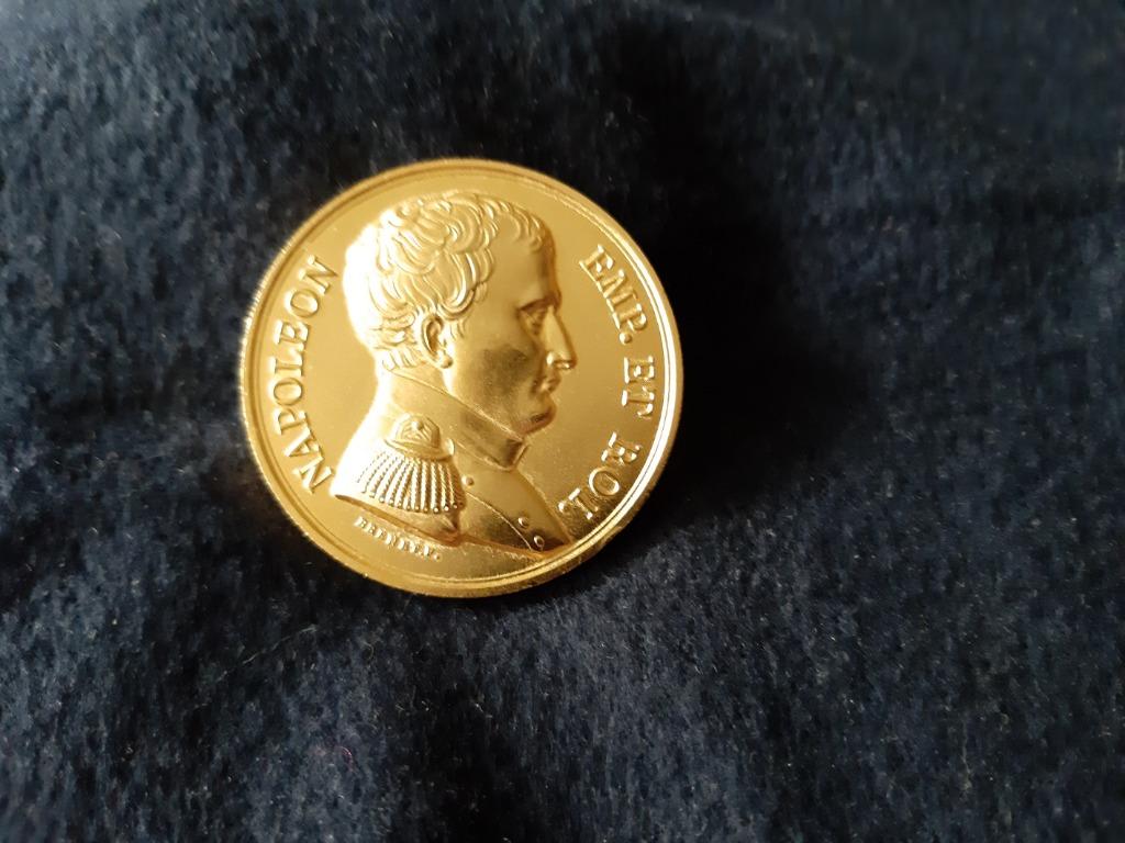 Médaille de Bronze Napoléon, Timbres & Monnaies, Pièces & Médailles, Bronze, Enlèvement ou Envoi