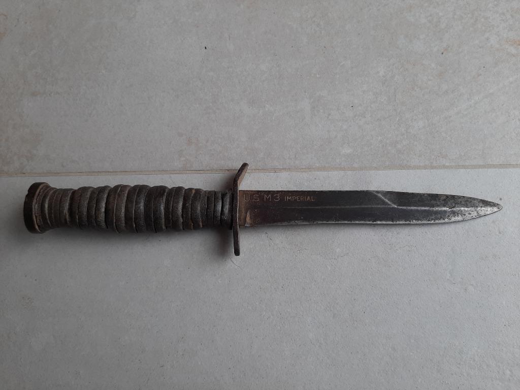 dague US M3 Imperial, Collections, Objets militaires | Seconde Guerre mondiale, Enlèvement ou Envoi, Armée de terre, Couteau ou Poignard