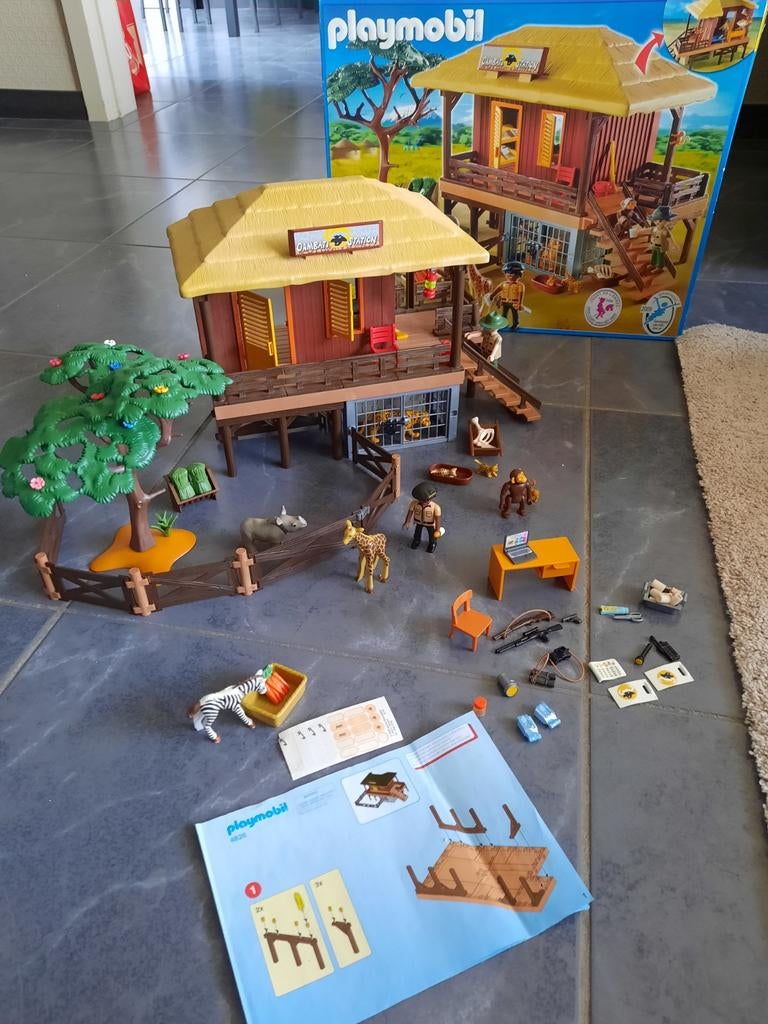 Playmobil jungle verzorgingspost nr 4826, Kinderen en Baby's, Ophalen
