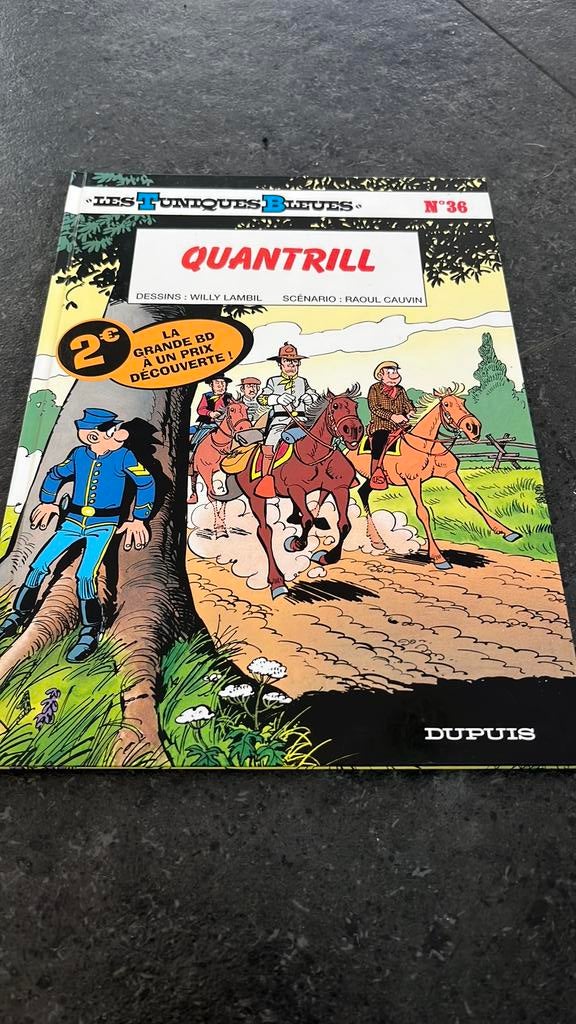 BD Les tuniques bleues n• 36 Quantrill, Ophalen of Verzenden, Zo goed als nieuw