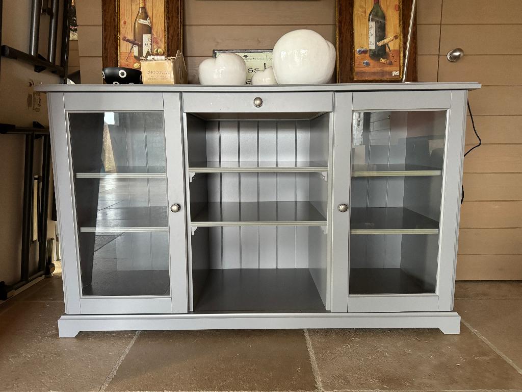 LIATORP BUFFET KAST 145 X 87 CM. GRIJS IKEA, Huis en Inrichting, Ophalen, Nieuw, Landelijk / Modern, Minder dan 100 cm