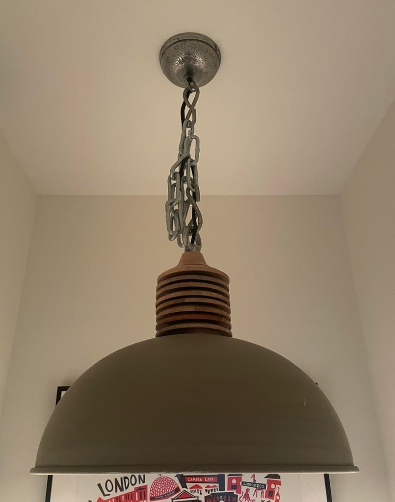 Hanglamp, Ophalen, Zo goed als nieuw, Hout