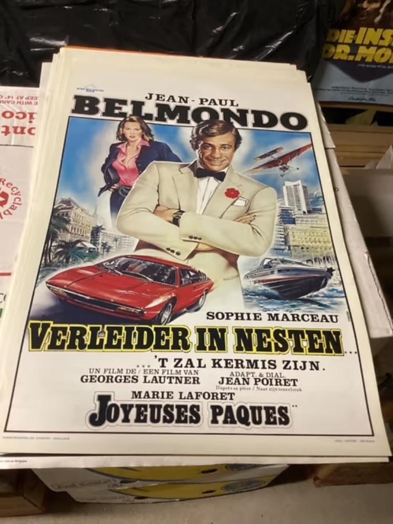 Belmondo poster, Collections, Posters & Affiches, Enlèvement ou Envoi