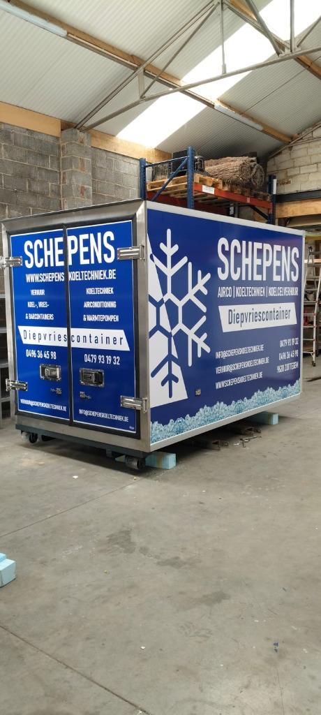 Diepvries container, Ophalen, Diepvries
