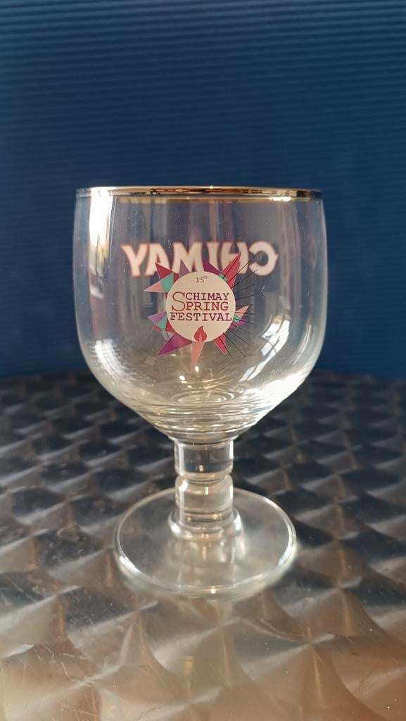 Verre Chimay 33cl, 15th Chimay spring festival, Collections, Enlèvement ou Envoi, Comme neuf